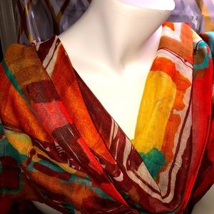 Multi color scarf